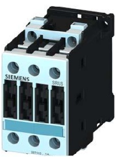 Contactor de potencia, 3 AC 17 A, 7,5 kW/400V 24 V AC, 50/60 Hz 3 polos, Tamaño S0 borne de tornillo